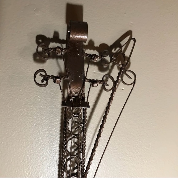 Vintage Violin Wrought Iron Wall Art 25” - Picture 4 of 8